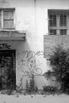 In Rostock, abgerissen, Foto, schwarzweiß, Enno Franzius