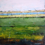 # Landschap in groen # 80x120 privé collectie