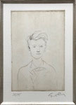 Georg Eisler, incisione raffigurante Rimbaud (?)