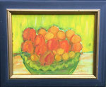 "Des Apricots", Öl auf Papier, gerahmt, 30 cm x 40 cm (H x B)