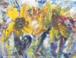 "Sonnenblumen", Öl auf Leinwand auf Holzrahmen, 30 cm x 40 cm (H x B)