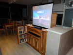 meuble TV en noyer