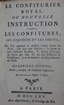 MASSIALOT, François Le confiturier royal ou nouvelle instruction pour les confitures. 1765