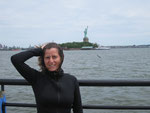 Statue of Liberty im Hintergrund