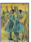 nach Degas - Tänzerinnen - 70 x 50 - Pastell / Papier - 2005
