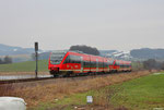 TALENT-Doppeltraktion 643 026 + 643 001 als RB 12875 Kusel - Kaiserslautern bei Rehweiler - 13:44 Uhr