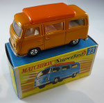 23A VW Camper orange / Einrichtung weiß / ohne Segelaufkleber