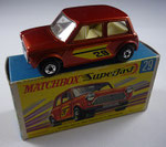 29B Racing Mini bronzemetallic /  Aufkleber 29 Rahmen orange