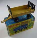 Matchbox 40 Hay Trailer / hellbraun / Gatter schwarz / aus TP 11