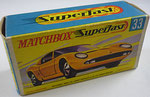 Matchbox 33A Lamborghini Miura H-Box / Modell orange