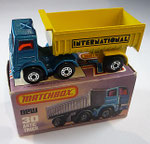 30D Leyland Articulated Truck Zugmaschine blaumetallic-Trailer gelb / Bodenplatte weiß