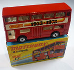 17B The Londoner Matchbox 1953-1978 / rot / Bodenplatte schwarz glänzend