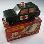 20B Police Patrol dunkelolive / Frostscheiben / Ambulance / Rundumleuchte orange / Sitze orange / Bodenplatte unbemalt