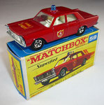 Matchbox 59C Ford Galaxie Fire Chief Car / umgestellt auf SF-Modell