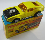 Matchbox 44B Boss Mustang / hellgelb