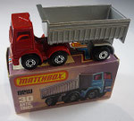 30D Leyland Articulated Truck Zugmaschine rot-Trailer silber / Bodenplatte weiß