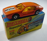 20A Lamborghini / orange Farbton hell / mit Aufkleber / 2. Gußvariante breite Räder