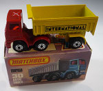 30D Leyland Articulated Truck Zugmaschine rot-Trailer gelb / Bodenplatte gelb