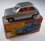 21C Renault RL5 silber / ohne Aufdruck / Verglasung klar / Sitze rot / Bodenplatte schwarz glänzend