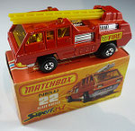 22C Blaze Buster rot / Einrichtung silber / Leiter hellgelb / Scheiben gelb / Bodenplatte unbemalt