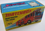 Matchbox 35A Merryweather Fire Engine J-Box
