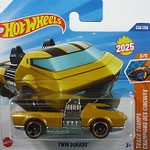 Hot Wheels 2025-228 Twin Dorado / neues Modell 2025 3/5