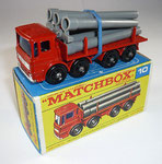 Matchbox 10D Pipe Truck