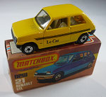 21C Renault RL5 gelb / Aufdruck Le Car / Verglasung klar / Sitze hellbraun / Bodenplatte anthrazith