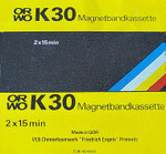 ORWO Einleger K30 VEB Chemiefaserwerk Premnitz 