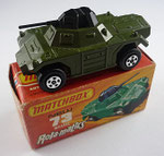 Matchbox - 73B Weasel / olivegrün / Radkappen silber
