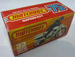 Matchbox 33C Honda 750 Police Motocycle / K-Box ohne new