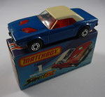 Matchbox SF 01C Dodge Challenger / Einrichtung rot / Scheibe klar