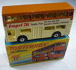 17B The Londoner Imperial 76 / creme-braun / Bodenplatte schwarz glänzend
