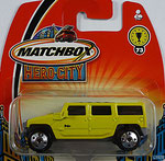 Matchbox 2003-73-526 Hummer H2 SUV / neues Modell / auf 2004er Blisterkarte