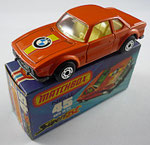 Matchbox 45C BMW 3.0 CLS / orange / Aufkleber BMW / Scheiben klar