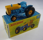 Matchbox 39 Ford Tractor / hellblau-gelb