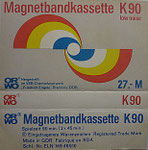 ORWO Einleger K60 VEB Chemiefaserwerk Premnitz / mit "hergestellt" im Schriftzug / Preis eingedruckt / ohne Qualitätssiegel ohne TGL und Gütesiegel
