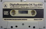 Digitalkassette DK Typ 490 / weiß