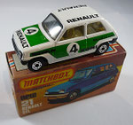 21C Renault RL5 weiß / Aufdruck Renault / Verglasung klar / Sitze braun / Bodenplatte schwarz glänzend