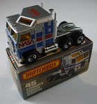 Matchbox 45C Kenworth Aerodyne / silber / Aufdruck NASA rot / von CY2
