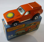 Matchbox 34B Vantastic / mit Motorblock / Aufkleber Sonne