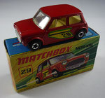 29B Racing Mini dunkelrot /  Aufkleber 29 Rahmen grün aus TP 6