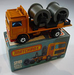 26E Volvo Cable Truck orange / Trommeln grau / Bodenplatte rot