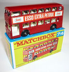 Matchbox 74B Daimler Bus rot