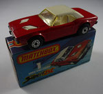 Matchbox SF 01C Dodge Challenger / Einrichtung weiß / Scheibe klar