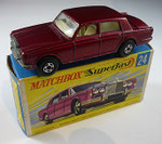 24A Rolls Royce Silver Shadow / dunkelrotmetallic / Bodenplatte silber