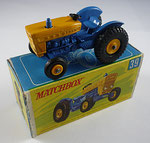 Matchbox 39 Ford Tractor / blau-gelb