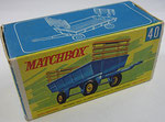 Matchbox 40 Hay Trailer H-Box