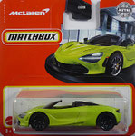 Matchbox 2022-003-1246 2019 McLaren 720S Spider