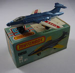 02D S-2 Buccaneer Jet - hellblau / weiße BP / Flügel weiß / Kanzel farblos